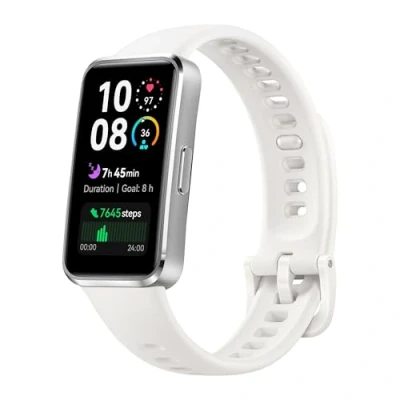 Abbildung von HUAWEI Band 10,Smartwatch,KI gestütztes Fitness Tracking,Professionelle Schlafanalyse,Bis zu 14 Tage Akkulaufzeit,Schlankes Gehäuse aus Aluminiumlegierung,iOS &amp; Android,Weiß