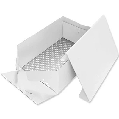 Abbildung von PME Oblong Cake Baking Box &amp; Support Card Board 330 x 228mm ( 13&quot; 9&quot; Inch )