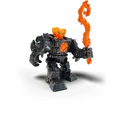 Abbildung von schleich 42597 ELDRADOR Mini CREATURES Schatten Lava Roboter, für Kinder ab 7 12 Jahren, Sammelfigur