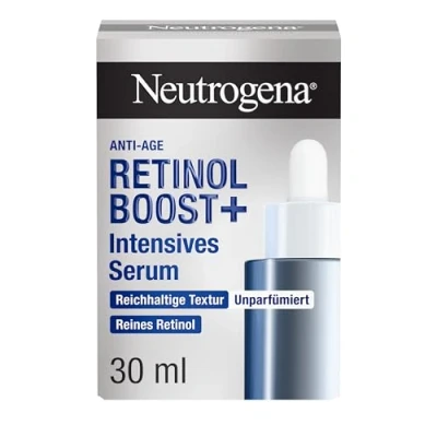 Abbildung von Neutrogena Retinol Boost+ Intensives Nacht Serum (30ml), hochkonzentriertes Anti Age Gesichtsserum mit für jünger &amp; gesund aussehende Haut