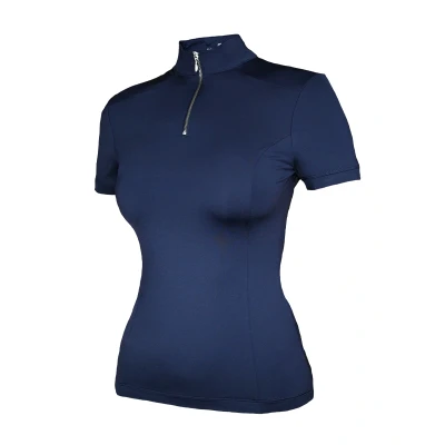 Abbildung von Equestrian Stockholm Midnight Blue UV Protection Top Short Sleeve