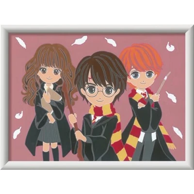 Abbildung von Ravensburger CreArt 29398 Zauberhafte Freundschaft Malen nach Zahlen Harry Potter für Kinder ab 7 Jahre