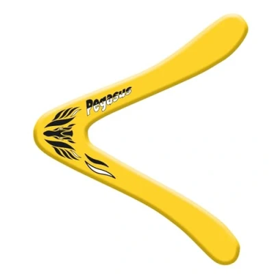 Abbildung von Günther Flugspiele 1374 Boomerang Pegasus, ca. 25 cm, Bumerang mit klassischer Form, für Kinder ab 12 Jahren, aus unzerbrechlichem Polypropylen