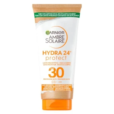 Abbildung von Garnier Ambre Solaire Sonnencreme Feuchtigkeitsspendende Sonnenschutz Milch LSF 30ung (1 x 50 ml)