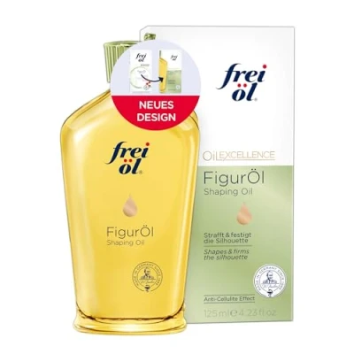 Abbildung von frei öl FigurÖl mit Anti Cellulite Effekt, Körperöl für sensible &amp; alle Hauttypen, strafft und festigt die Haut, Apothekerqualität, vegan, 125 ml