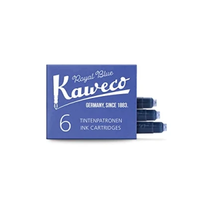 Abbildung von Kaweco Tintenpatronen kurz, Königsblau