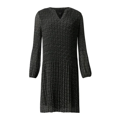 Abbildung von comma MIT Vausschnitt Freizeitkleid, Damen, Größe: 32, Schwarz
