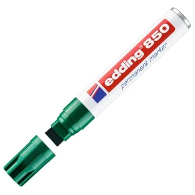 Abbildung von edding 850 Permanentmarker grün 1 Stift Keil Spitze 5 15 mm