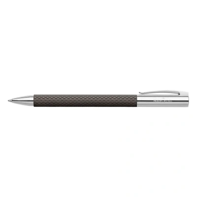 Abbildung von FABER CASTELL 147055 Dreh Kugelschreiber Ambition OpArt, Schreibstärke B, black sand