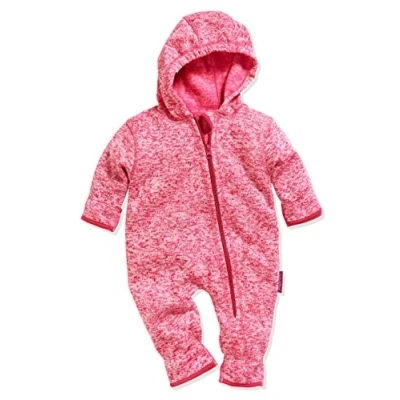 Abbildung von Playshoes Fleece Overall Unisex Kinder Jumpsuit, pink Strickfleece, 62