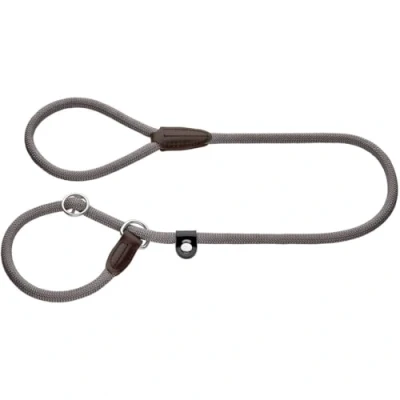 Abbildung von HUNTER FREESTYLE Retriever Leine, mit integrierter Halsung, witterungsbeständig, 0,8 x 170 cm, grau