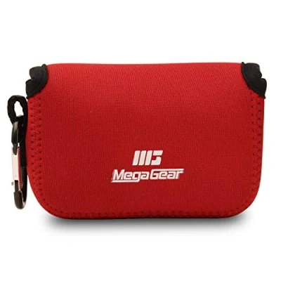 Abbildung von MegaGear MG793 Nikon Coolpix W100, S33 Ultraleichte Kameratasche aus Neopren Rot