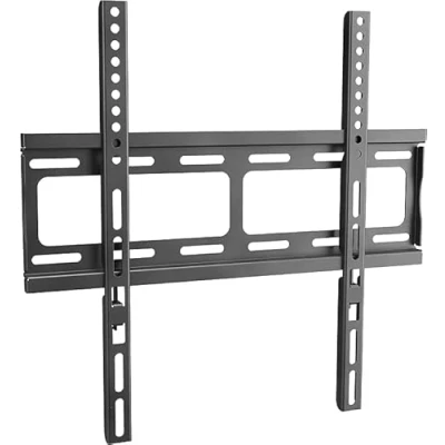 Abbildung von RICOO TV Wandhalterung Fernseher Flach Ultra Slim für 26 55 Zoll, Universal Halterung F0244, Fernsehhalterung Wand, bis 60 Kg, max. VESA 400x400 mm, Fest