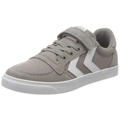 Abbildung von hummel Unisex Kinder Slimmer Stadil Low Jr Sneaker, Frost Grey, 31 EU