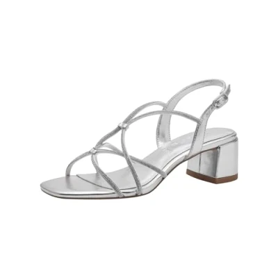 Abbildung von Tamaris Riemensandalette, Damen, Größe: 37, Silver Schuhe