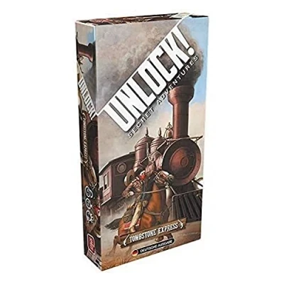 Abbildung von Space Cowboys, Unlock! Tombstone Express, Familienspiel, Rätselspiel, 1 6 Spieler, Ab 10+ Jahren, 60+ Minuten, Deutsch