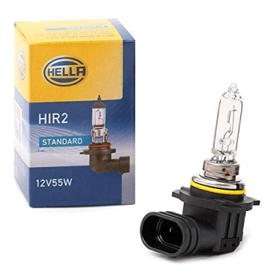 Abbildung von HELLA 8GH 009 319 001 Halogen Glühlampe HIR2 Standard 12V 55W Sockelausführung Glühlampe: PX22d Schachtel Menge: 1, Weiß