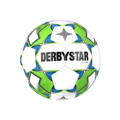 Abbildung von Derbystar Unisex Erwachsene Fußball Junior Light V23 Weiß/Grün/Blau Größe 5