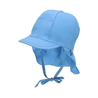 Abbildung von Sterntaler Baby Jungen Sun Hat With Neck Protection Sonnenhut, Blau, 43 EU