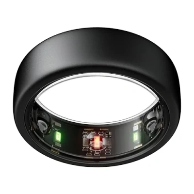 Abbildung von Oura Gen3 Horizon Smart Ring Größe 11, Stealth Wearable für Schlaf , Herzfrequenz und Fitnesstracking Bis zu 7 Tage Akkulaufzeit Kompatibel mit iOS/Android Bestimme deine vor dem Kauf