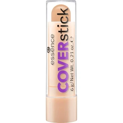 Abbildung von essence cosmetics COVERstick, Concealer, Abdeckstift, Nr. 30 Matt Honey, nude, für Mischhaut, unreine Haut, farbkorrigierend, mattierend, matt, vegan, ölfrei, ohne Parfüm (6g)