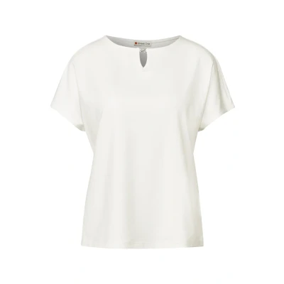 Abbildung von Street One MIT Cutout Bluse, Damen, Größe: 42, Weiß