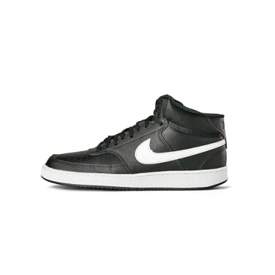 Abbildung von Nike Herren Court Vision Mid Next Nature Basketball Shoe, Black/White Black, 41 EU
