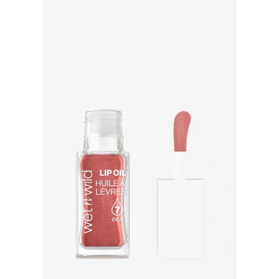 Abbildung von Wet n Wild Getöntes Lip Oil, Pflegendes &amp; Nicht Klebriges Braunes Lipgloss Mit 7 Natürlichen Ölen, Leichte Formel Für Spiegelähnlichen Glanzeffekt, Farbton Cocoa Rose