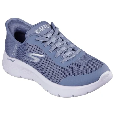 Abbildung von Skechers Go Walk Flex Sneaker für Damen, Hands Free Slip ins mit großem Einstieg, Blau, 37.5 EU
