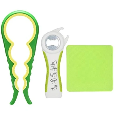 Abbildung von Otstar Glasöffner und Pull Dosenöffner Kit zum Öffnen Störrischer Deckel Schwache Hände, Senioren, Arthritis Frauen