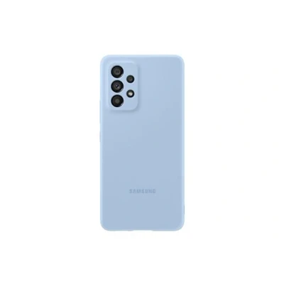 Abbildung von Samsung Silicone Cover EF PA536 für Galaxy A53 5G Smartphone Cover, Handy Hülle, Silikon, Schutz Case, stoßfest, dünn und griffig, Arctic Blue