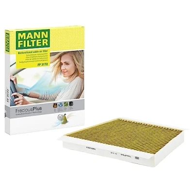 Abbildung von MANN FILTER FP 3172 Innenraumfilter FreciousPlus Biofunktionaler Pollenfilter für PKW