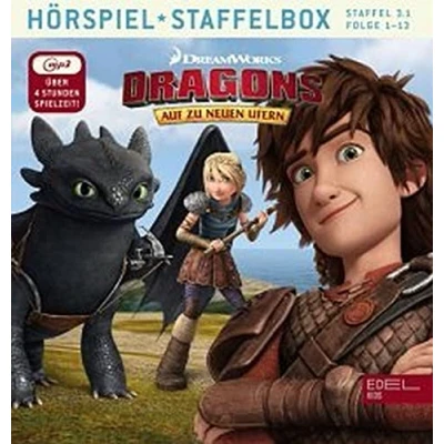 Abbildung von Dragons Auf zu neuen Ufern mp3 Staffelbox 3.1 Das Original Hörspiel zur TV Serie (Folgen 1 13)