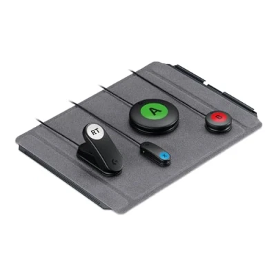 Abbildung von Logitech G Adaptive Gaming Kit für Access Controller, hochleistungsfähige, individuell anpassbare Bedienelemente den Controller Xbox One Konsolen, 12 Tasten und Trigger Schwarz