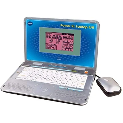 Abbildung von VTech Glamour Girl XL Laptop E/R Lerncomputer mit 240 Lernspielen zum Lernen von Fremdsprachen, Mathematik, Wissenschaften u. v. m. Für Kinder 7 9 Jahren