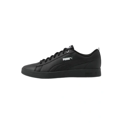 Abbildung von Puma Smash Sneaker low, Damen, Größe: 37, Black Leder und lederimitat