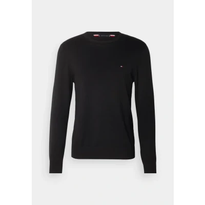 Abbildung von Tommy Hilfiger Essential CREW NECK Strickpullover, Herren, Größe: XS, Black