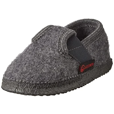 Abbildung von GIESSWEIN Unisex Kinder Türnberg Flache Hausschuhe, Schiefer 017, 28 EU