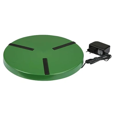 Abbildung von Kerbl Heizplatte für Geflügeltränke, Antirutsch, Netzteil, 250mm 15W / 300mm 22W