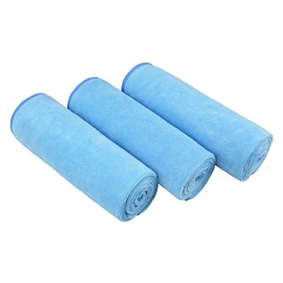 Abbildung von MAYOUTH Mikrofaser Handtuch Set f¨¹r Sauna Fitness Sport, Schnelltrocknende Handt¨¹Cher aus Microfaser, Unisex Sporthandtuch 3 Pack 40cm X80cm, Blau