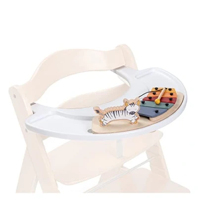 Abbildung von Hauck Klick Spielbrett mit Musikspiel für Alpha+ Hochstuhl Alpha Play Music Set, Kombinierbar weiteren Spielaufsätzen, Recyceltes Material, FSC Zertifiziertes Holz (Zebra White)