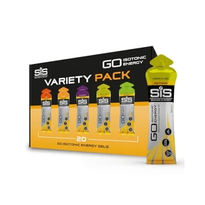 Abbildung von Science in Sport GO High Carb Isotonic Energy Gel 20 x 60ml Vegan isotonische Formulierung mit 22g Kohlenhydraten, Guter Energielieferant, Optimale Alternative für Getränke