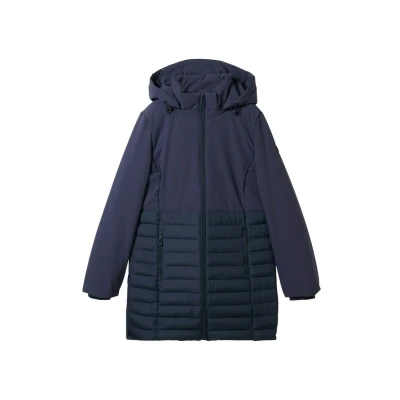 Abbildung von TOM Tailor Hybrid MIT Kapuze Wintermantel, Damen, Größe: XS, Sky captain blue