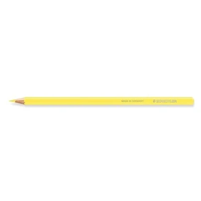 Abbildung von STAEDTLER Buntstifte Design Journey, lichtgelb, hoch pigmentiert, weiche Mine, Holz aus PEFC zertifizierten Wäldern, klassische Sechskantform, 6 Farbstifte in Faltschachtel, 146C 10