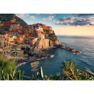 Abbildung von Ravensburger Puzzle 12000755 Cinque Terre 1000 Teile für Erwachsene und Kinder ab 14 Jahren, mit Italien Motiv