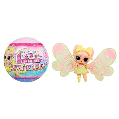 Abbildung von L.O.L. Suprise! Fairies Tots Inklusive 1 Puppe, 8 Puppen zum Sammeln, Feenflügel Gestalten für Deine Tots, Kinder ab 4 Jahren, Rosa