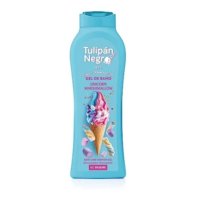 Abbildung von Tulpe Schwarz Feuchtigkeitsspendendes Duschgel Unicorn Marshmallow, 650 ml, intensiv parfümiert