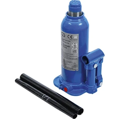Abbildung von BGS 9883 Hydraulischer Flaschen Wagenheber 5 t Stempelwagenheber / Kompakt Wagenheber, blau
