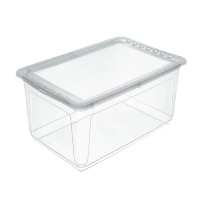 Abbildung von keeeper Aufbewahrungsbox mit Air Control System, Clearbox, 43 l, 59 x 39 27 cm, Bea, Natur (Transparent)