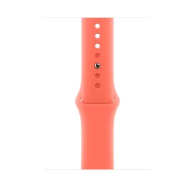 Abbildung von Apple Watch Band Sportarmband 46 mm Mandarine S/M